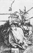 Albrecht Durer Madonna on a Grassy Bench oil
